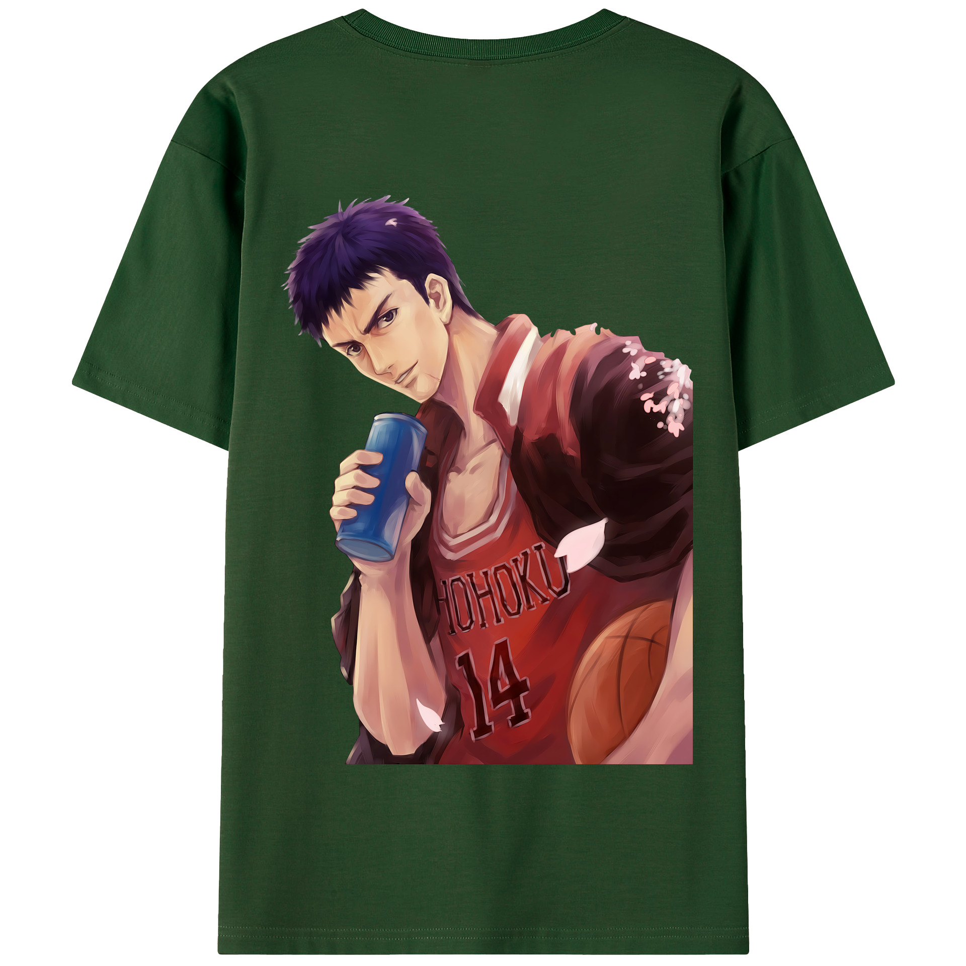SLAM DUNK／スラムダンク 綿100％半袖Tシャツ（背面プリント）